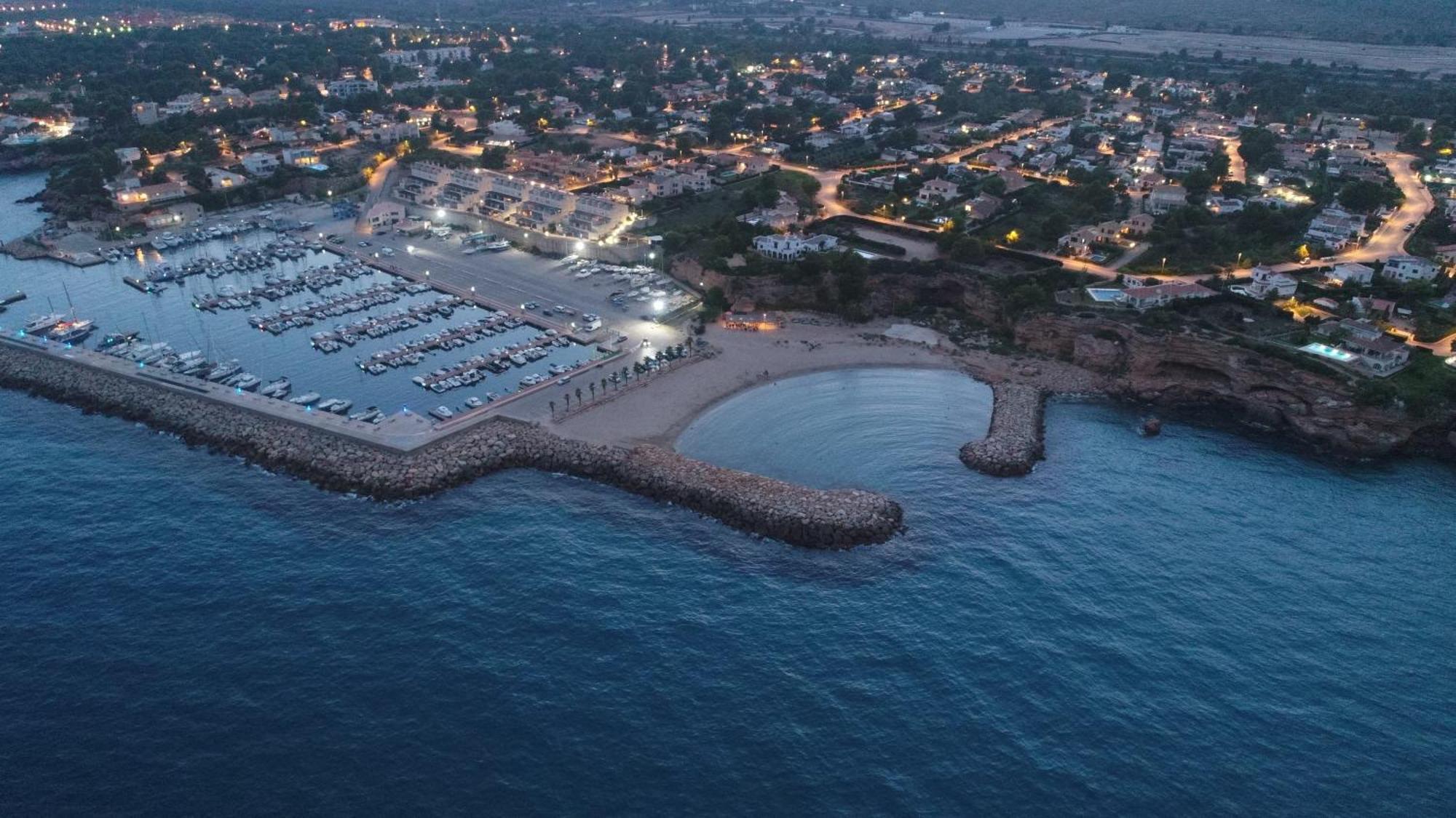 Ferienwohnung Msj 69 Bonito Duplex En Marina Sant Jordi Calafat Exterior foto
